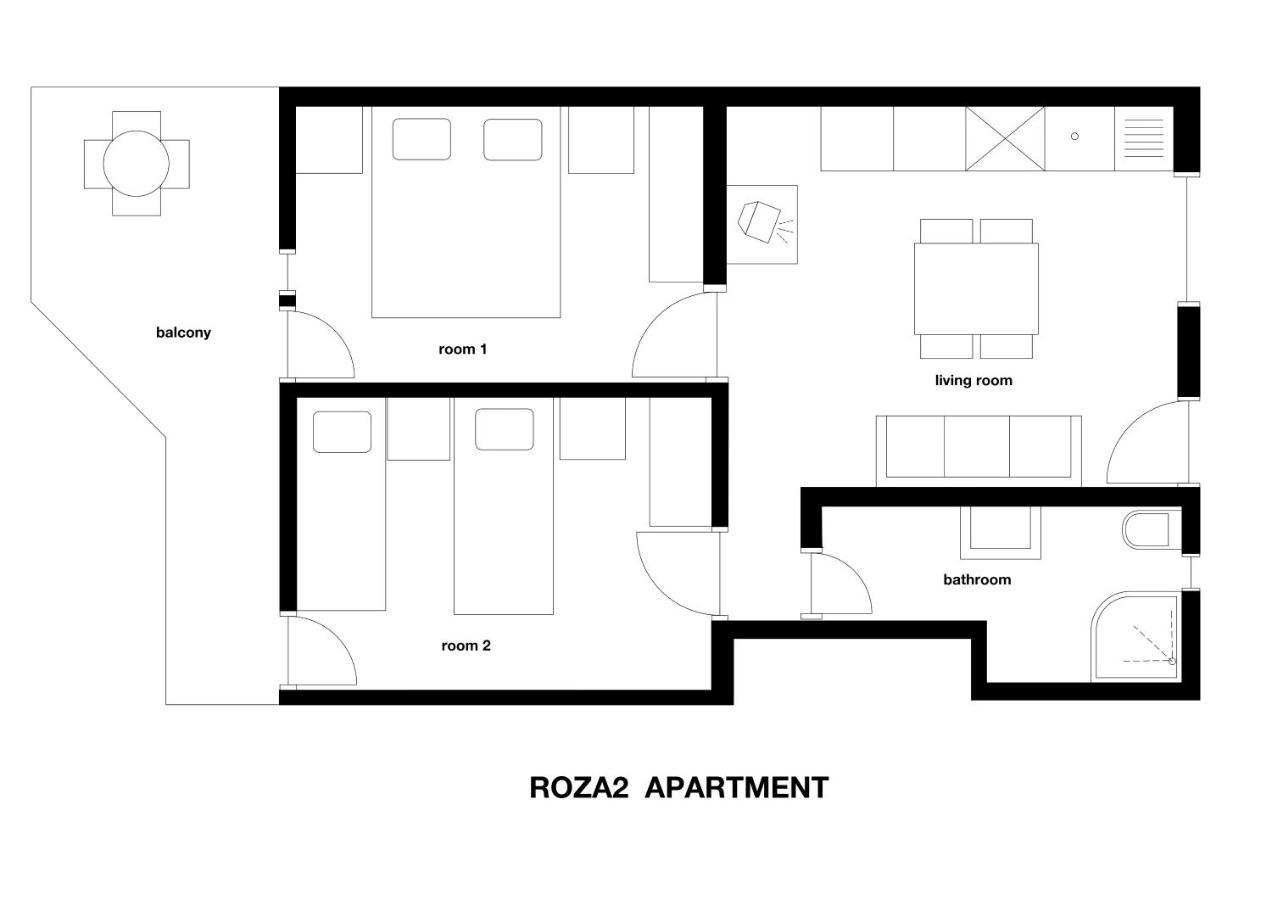 Apartments M&R Spadina โวดีเซ ภายนอก รูปภาพ